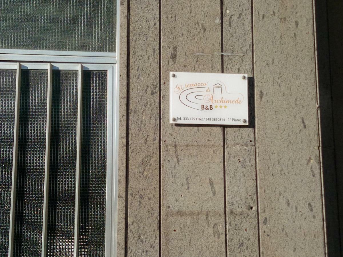 Affittacamere Il Terrazzo Di Archimede 锡拉库扎 外观 照片